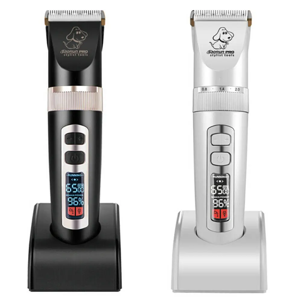 Baorun-cortadora de pelo para perros grandes P9, profesional, LCD, para mascotas, aseo eléctrico, pelo largo, conejo, Animal - imagen 2