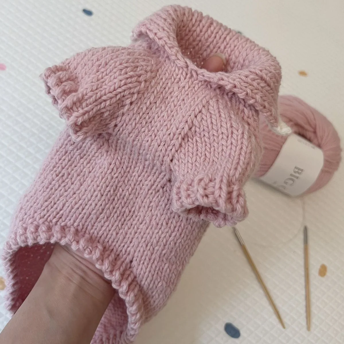 Suéter con cuello de otoño/invierno para mascotas, abrigo de peluche para gatos, abrigo inferior de punto para perros pequeños, ropa para cachorros, ropa para perros pequeños - imagen 2