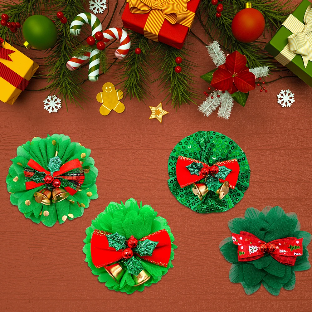 50 Uds. Accesorios Navideños para Perros con Pajaritas Navideñas y Collar Deslizante - imagen 4