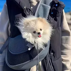 Bolso de hombro cruzado para perros y gatos – Mochila transpirable