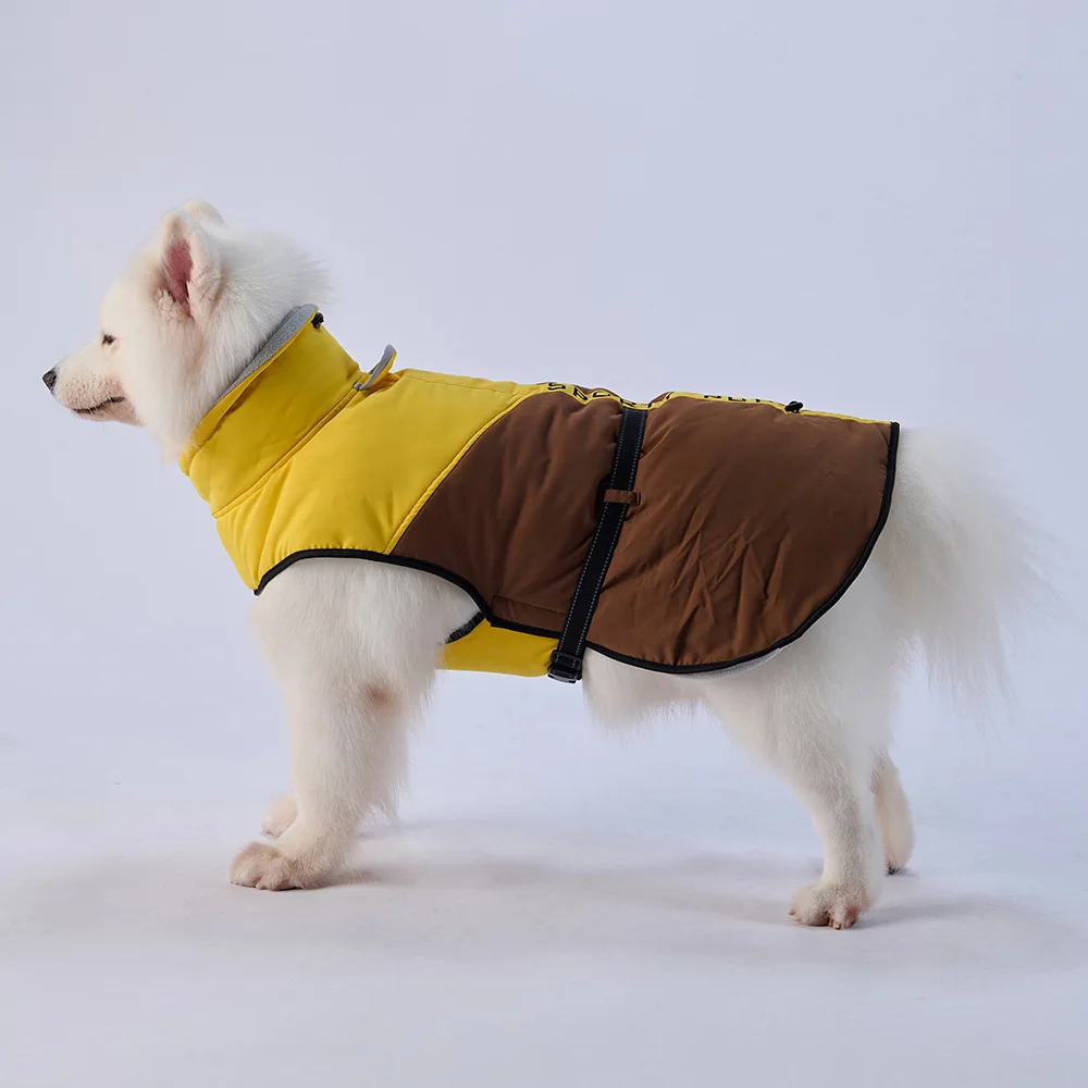 Abrigo acolchado para perros exteriores - cremallera y reflectante - imagen 3