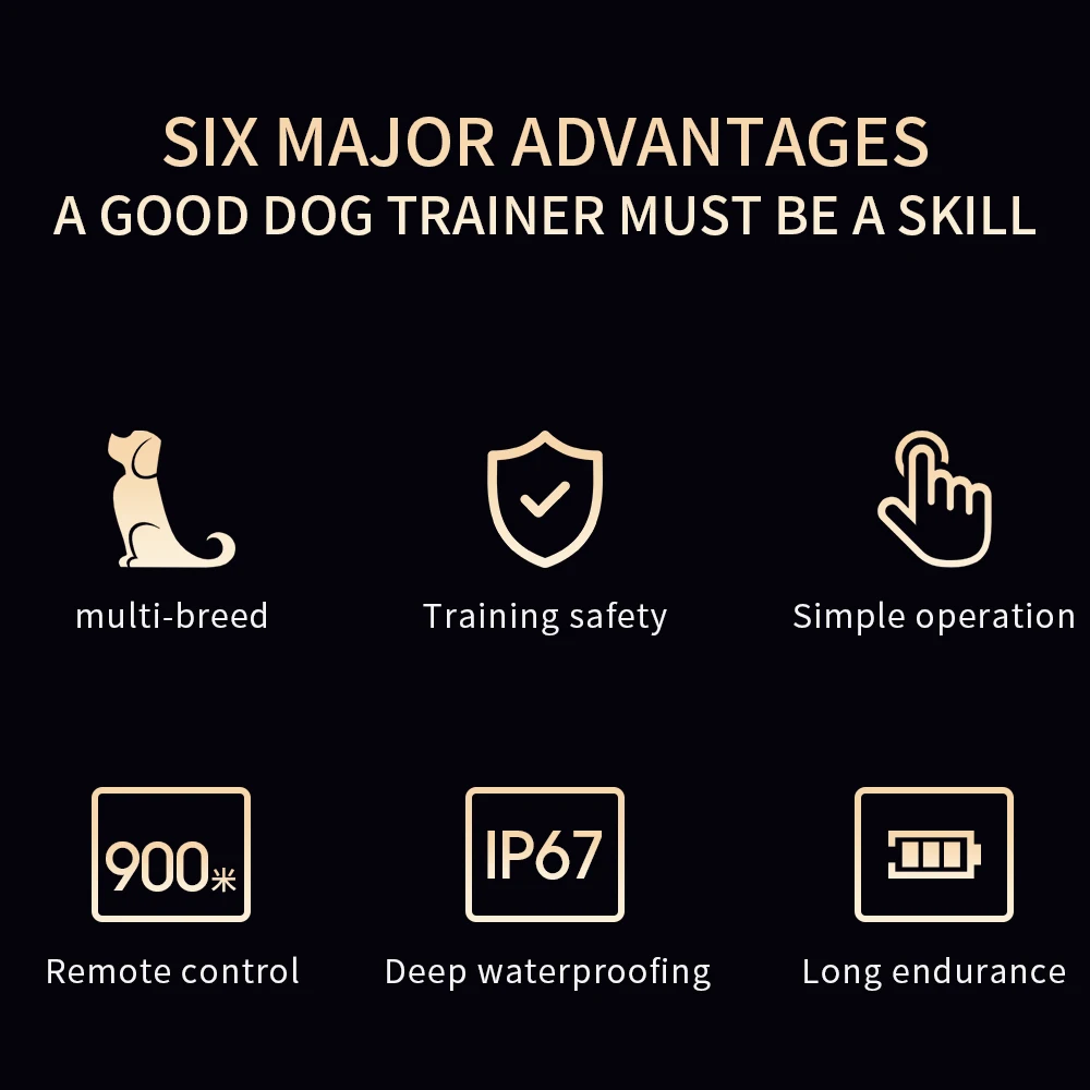 Nuevo Collar de entrenamiento para perros D25T, pantalla a Color, Control remoto, entrenador de perros, vibración de choque, Collar para dejar de ladrar para perros de todos los tamaños - imagen 2