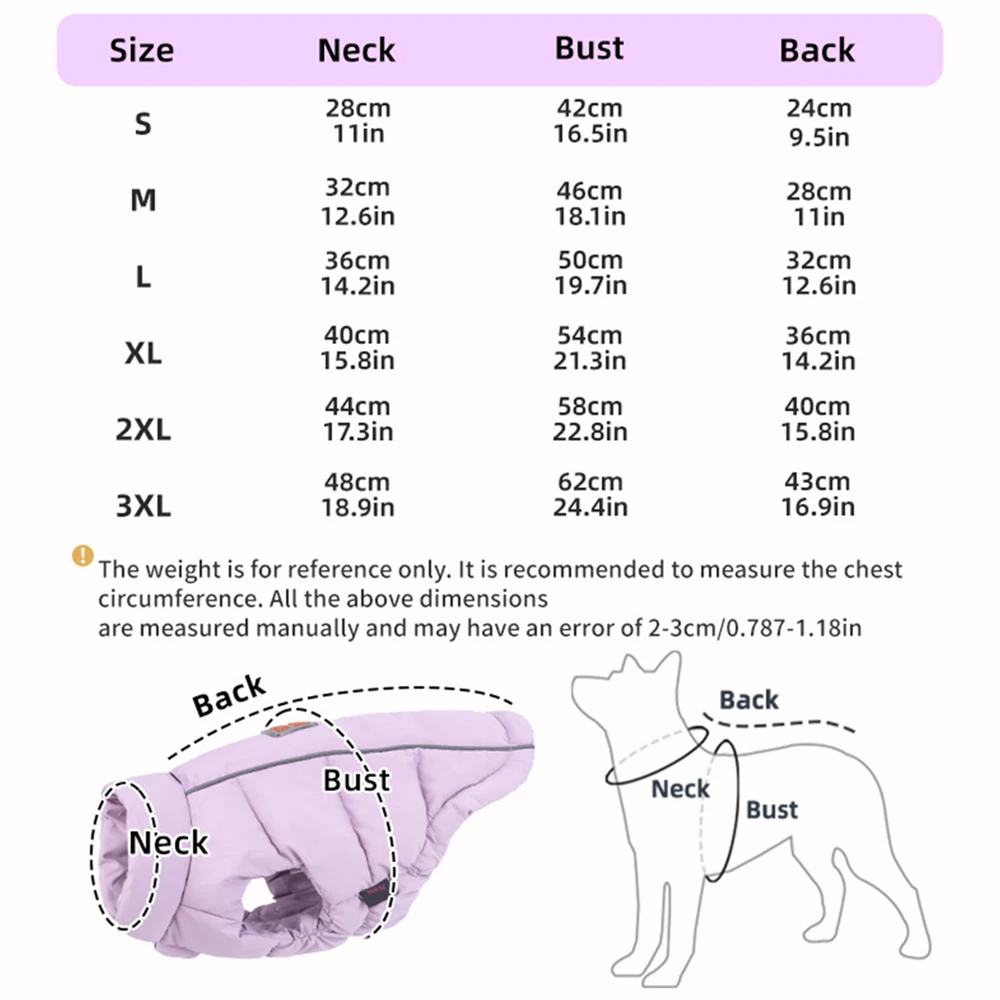 Chaqueta de plumón de Bulldog Francés para invierno, abrigo reflectante a prueba de viento para perros pequeños, ropa para cachorros de Pomerania Schnauzer - imagen 2