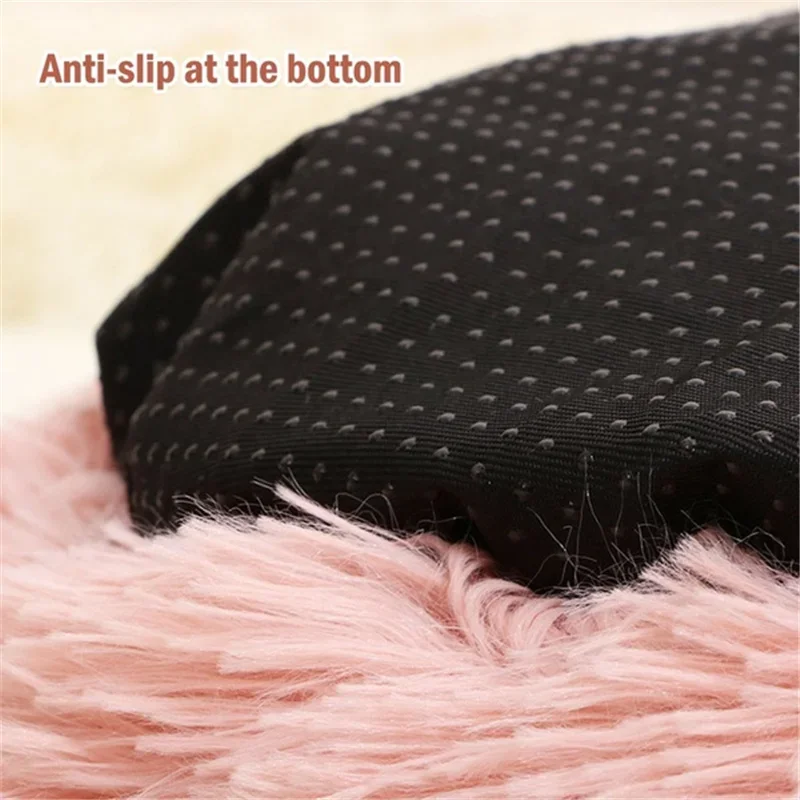 Cama súper suave para perros, estera de felpa para gatos, camas para perros grandes, cama Labradors, cojín redondo, accesorios para productos para mascotas - imagen 4
