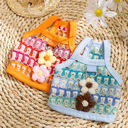 Vestidos y faldas florales para perros y gatos – Ropa de primavera