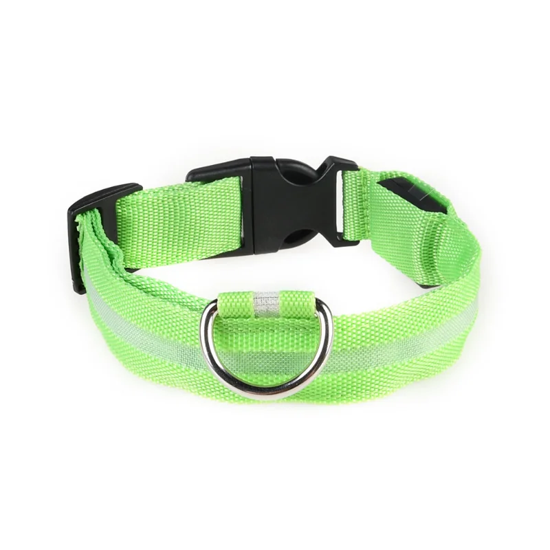 Collar con luz LED brillante para perro pequeño, accesorio con iluminación intermitente ajustable, antipérdida nocturna, productos para mascotas - imagen 5