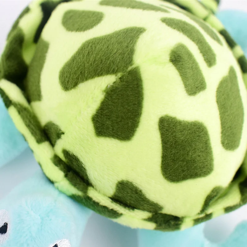 Juguete de peluche resistente a las mordeduras para mascotas, juguete de tortuga con sonido para perros, juguete divertido para moler dientes - imagen 4