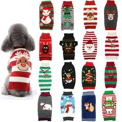 Jersey navideño de reno – Disfraz cálido para perros y gatos