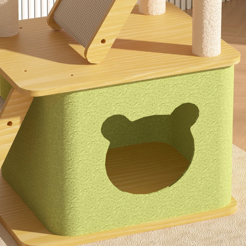 Nido de escalada para gatos, cápsula de árbol, juguete para mascotas, estante de poste de escalada de Sisal, productos para mascotas, suministros para gatos, rascadores, accesorios para muebles - imagen 3