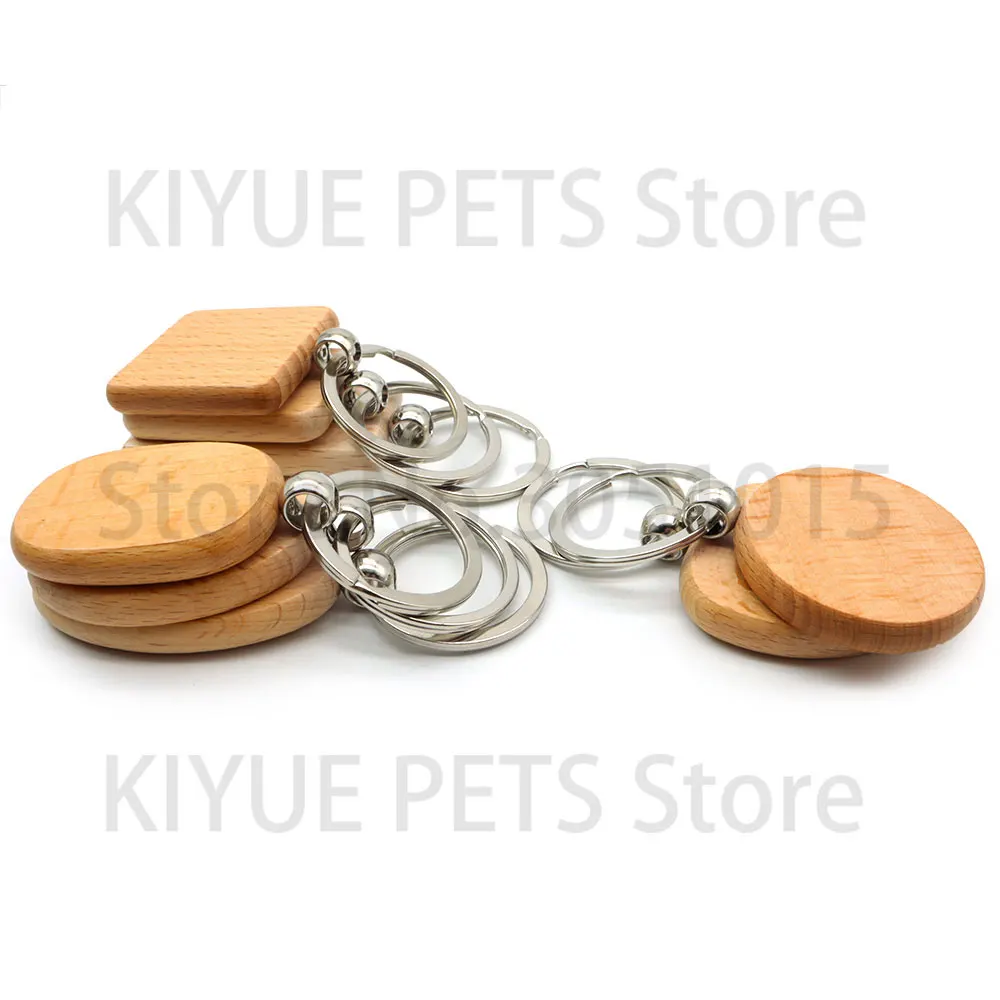 Etiquetas colgantes personalizadas para gatos y perros – madera - imagen 5