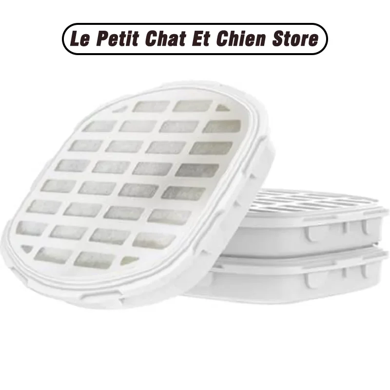Filtros fuente agua mascotas DOGNESS - Vista principal del pack de 3 filtros de recambio