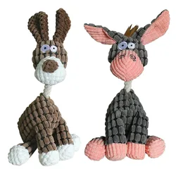 Juguete chirriante peluche para perro cachorro – Masticable suave