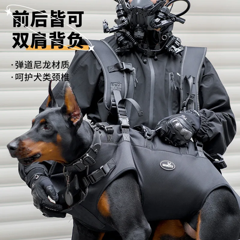 Arnés para perro grande con mochila transpirable y bolsa de rescate - imagen 2