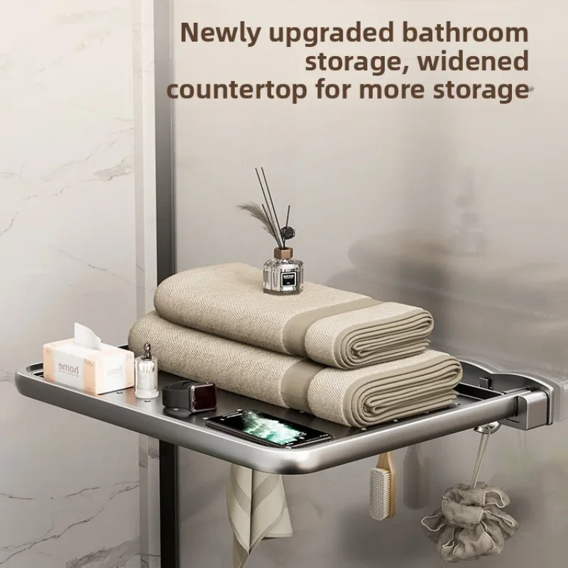 Estante de secado para balcón sin agujeros, bandeja multifuncional para el sol, estante para sandalias plegables, alféizar de ventana, calcetines, estante de almacenamiento montado en la pared - imagen 3