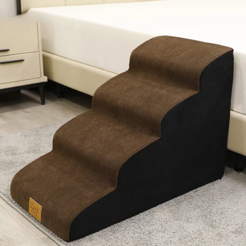 Escalera de esponja lateral para cachorros, rampa duradera para gatos, escalones de escalada para mascotas de interior, patas suaves y cómodas, rampas estables, productos para mascotas - imagen 5