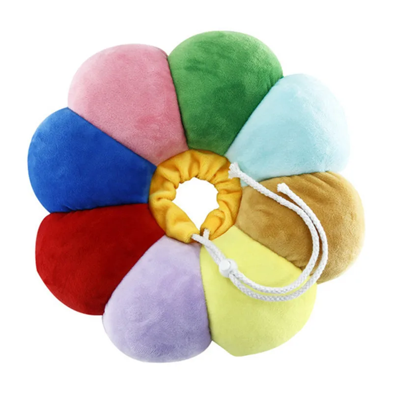 Collar de flor de Sol para mascotas, Collar de gato y perro, suave, antilaminación, protección para el cuello, recuperación de heridas, accesorios para cachorros - imagen 5