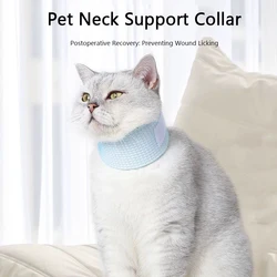 Cojín de soporte para cuello de mascota, cono protector suave para perros, gatos, heridas en la piel, lamer, prevención de arañazos, comodidad de recuperación