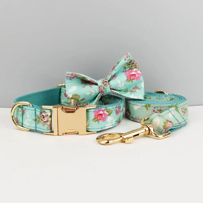 Bow Collar Leash Set