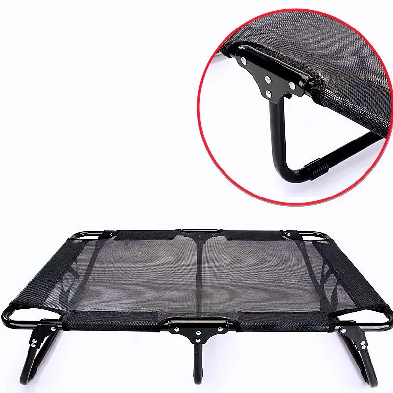 Cama para perros, camas plegables para perros grandes, para dormir, acampar, perrera para mascotas, sofá transpirable fuera del suelo, casa para perros, perrera para cachorros al aire libre - imagen 2