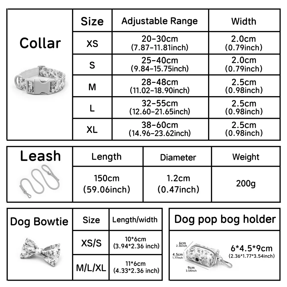Kit completo de accesorios para perros y gatos – Collar correa y bolsa - imagen 5
