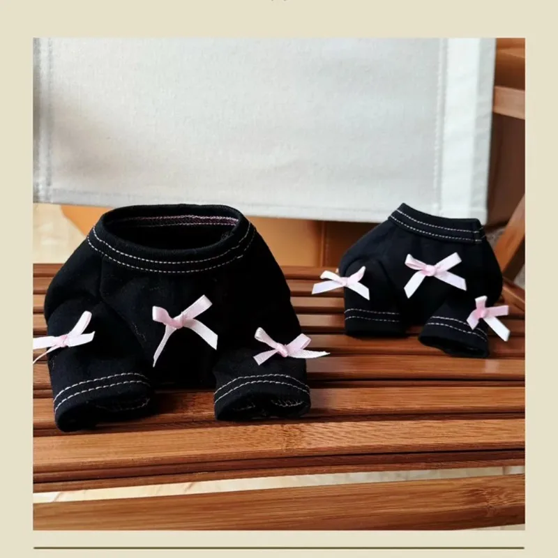 Summer Winter Pet Black Base Shirt Dog Cat Home Top Pink Bow Small Shirt Dog Pullover Top Puppy Clothes for Small Dogs T_Shirt - imagen 4