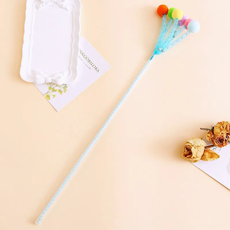Juguetes para gatos, palos para gatos, bola de lana, borla, juguete interactivo para gatos con campana, palos elásticos, juguetes para gatos, suministros para mascotas - imagen 5