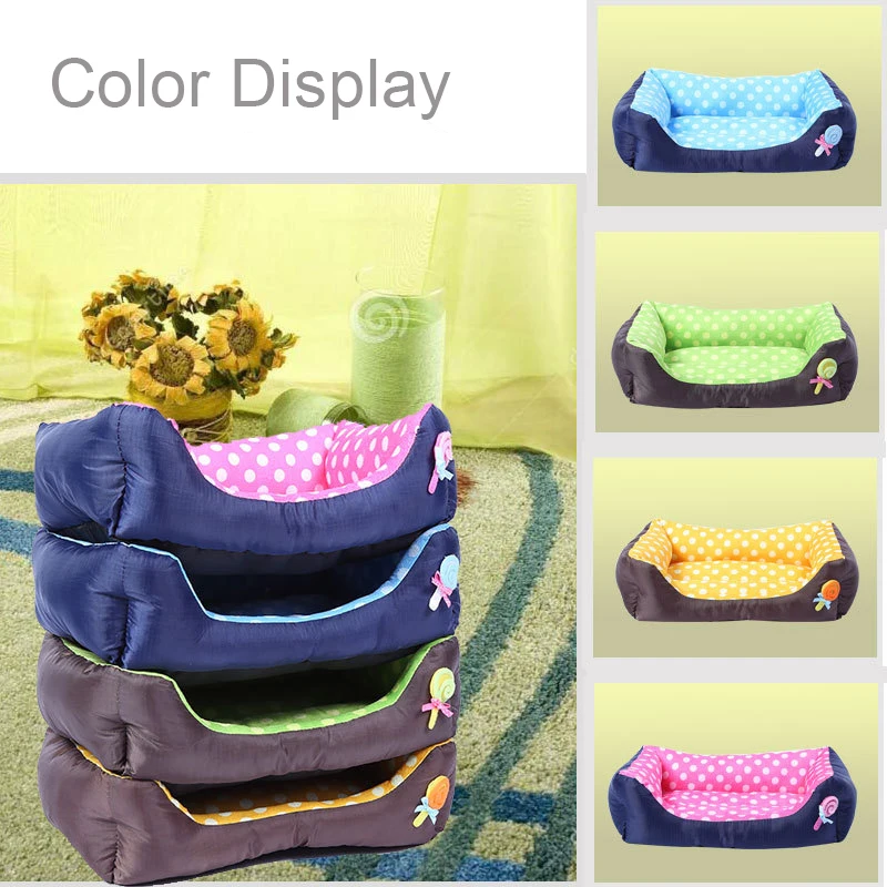 Cama cálida de invierno para perros, sofá, estera para dormir de felpa suave para perros, cama para cachorros lavable extraíble, estera cuadrada gruesa para mascotas, accesorios para perros - imagen 2