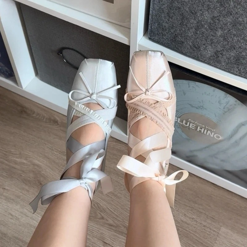 Zapatos Mary Jane primavera tira cruzada para mujer – Suela suave