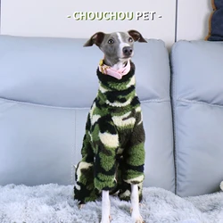Pijama invierno camuflaje para cachorros de perro – Ropa cómoda patas largas