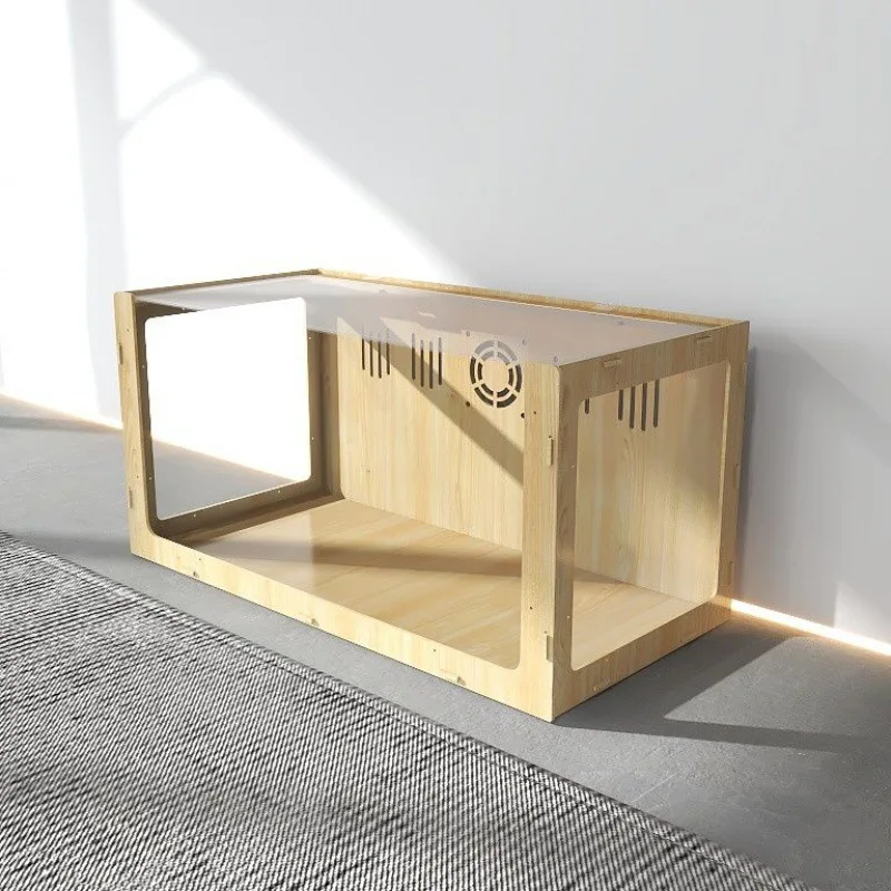 Caja de visualización súper transparente acrílica para hámster, oso de hilo dorado, caja ornamental de cría multifuncional, accesorios para productos para mascotas - imagen 5