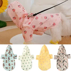 Chubasquero impermeable con capucha para Bichon y Chihuahua
