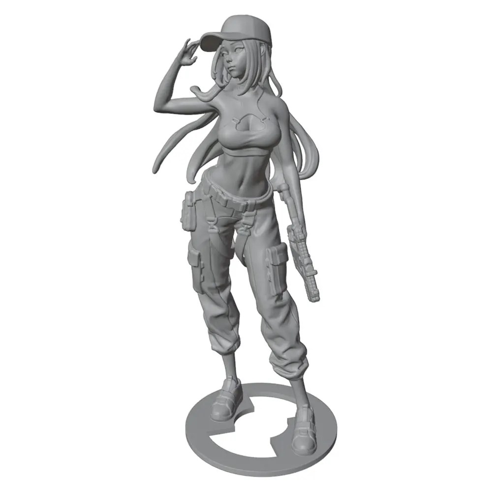 Garage kit 1/24 – Figura de personaje anime impresa 3D sin montar