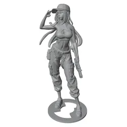 Garage kit 1/24 – Figura de personaje anime impresa 3D sin montar