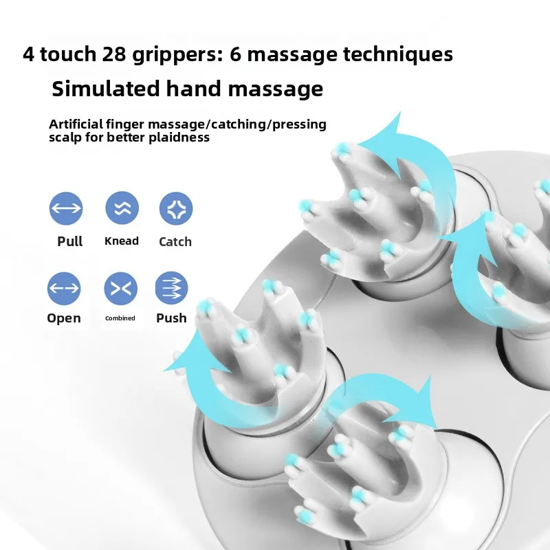 Masajeador inteligente para el cuero cabelludo de mascotas, multifuncional, para gatos, perros, relajación, amasado, masaje eléctrico, instrumento recargable, productos para mascotas, juguete - imagen 3