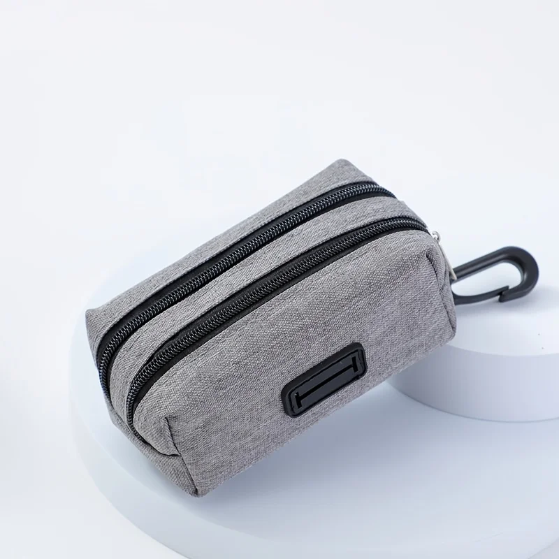 Soporte portátil para bolsa de caca de perro, dispensador multifuncional de bolsas de basura para mascotas, bolsas de regalo para mascotas, Herramientas de limpieza, accesorios para perros - imagen 5