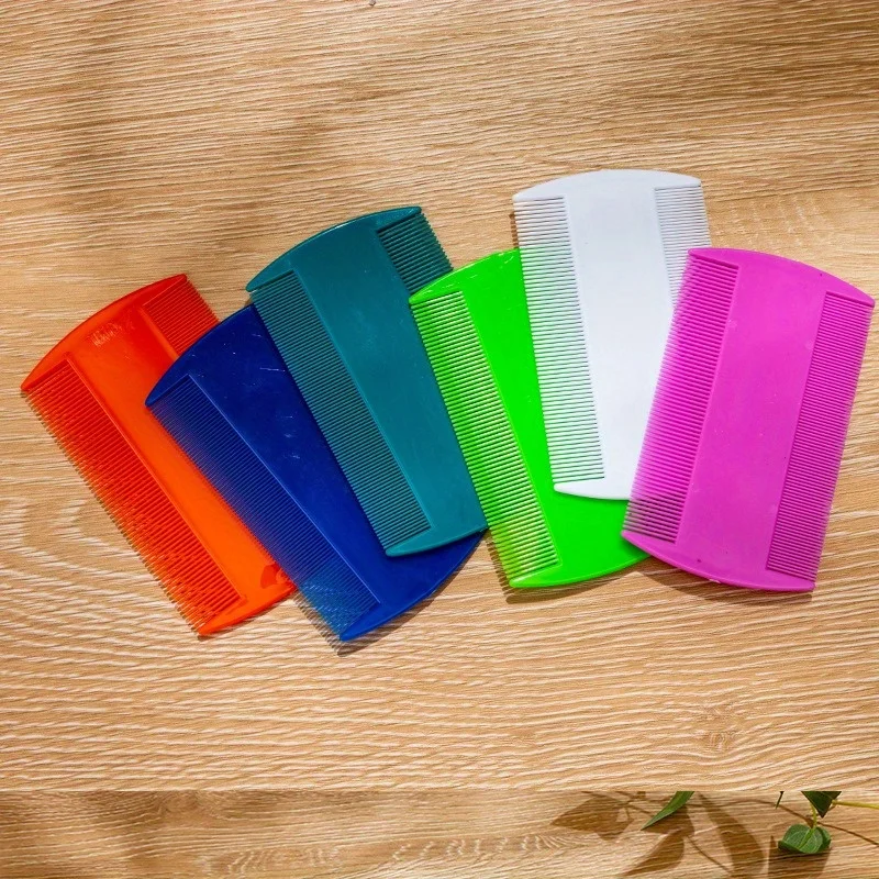 Cepillo de plástico de doble cara para perros, 3 piezas, antipulgas e insectos, eliminación de huevos, accesorios para perros - imagen 3