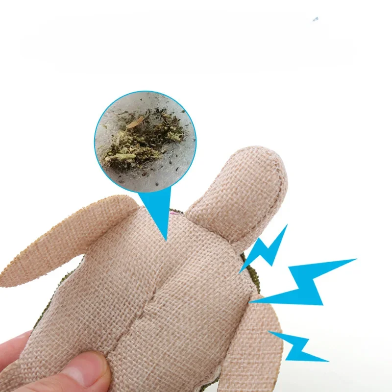 Suministros para mascotas, juguetes de papel con sonido de menta para gatos de peluche, serie de animales marinos, juguetes duraderos para gatos de alta compañía - imagen 5