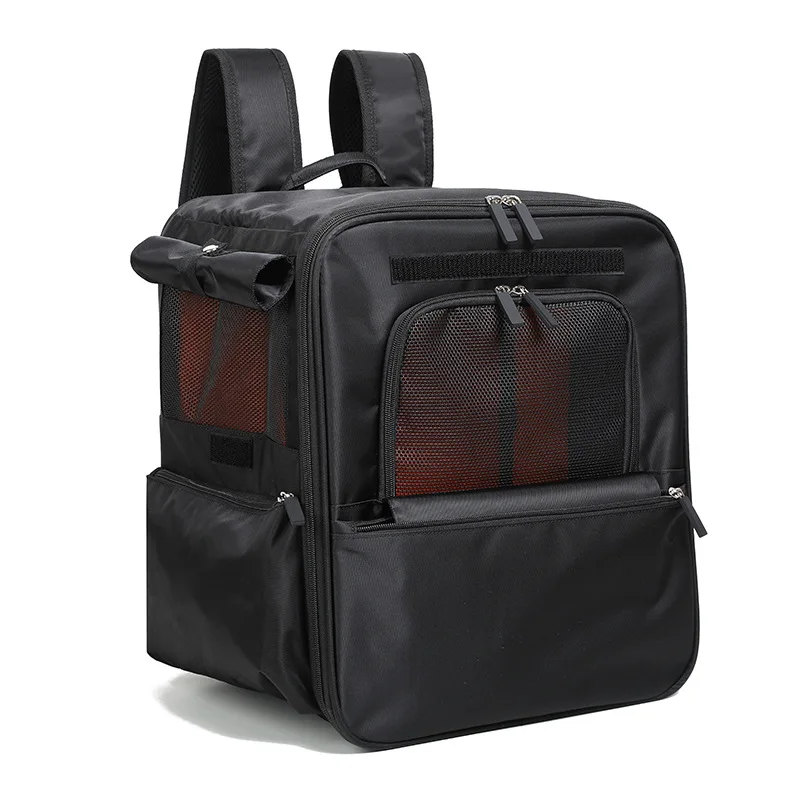 Mochila Premium para mascotas al aire libre, transpirable, cómoda, nido para gatos, bolsa para mascotas, tienda integrada, bolsa plegable portátil para gatos - imagen 4