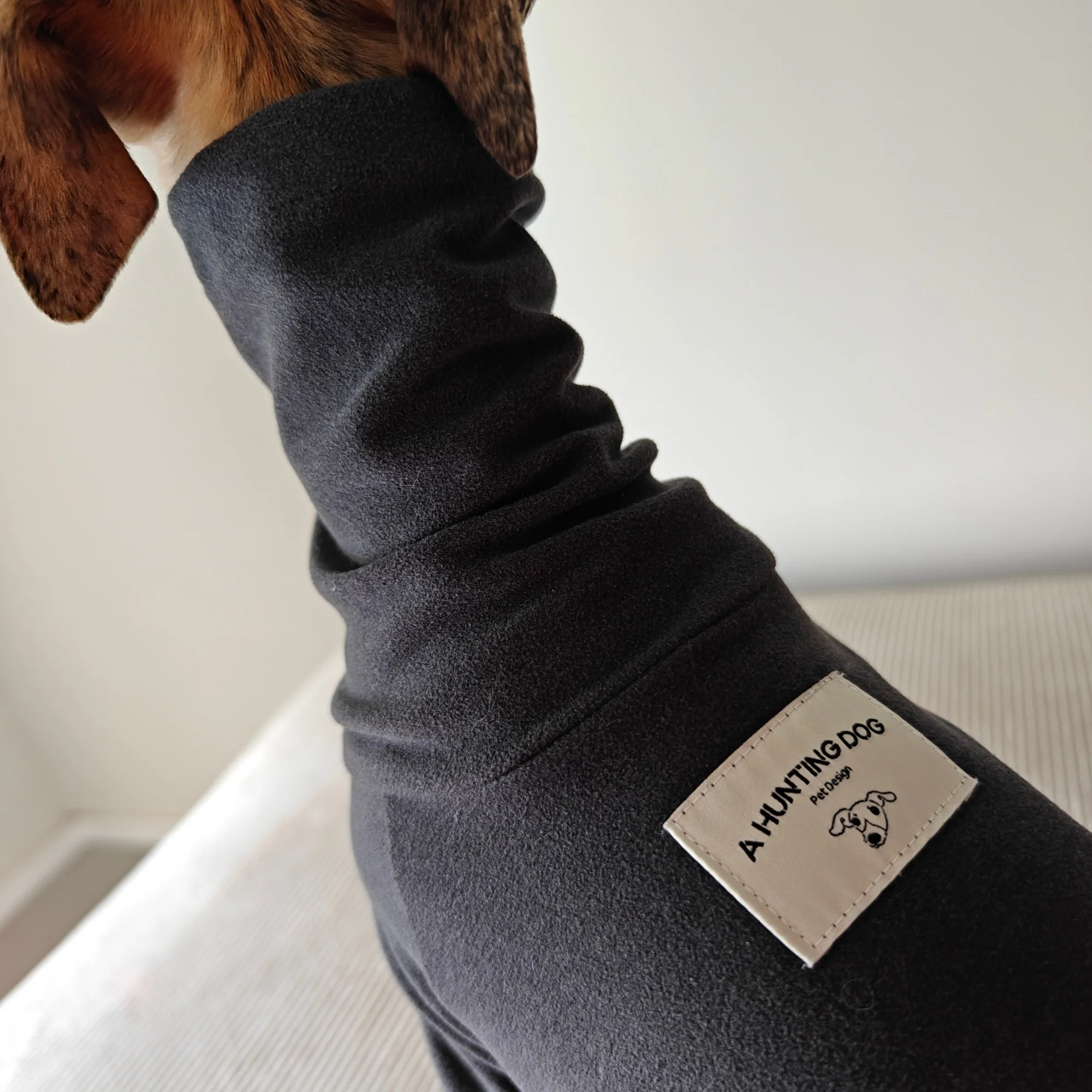 Mono de cuello alto – Abrigo polar para Whippet y Galgo Italiano - imagen 4