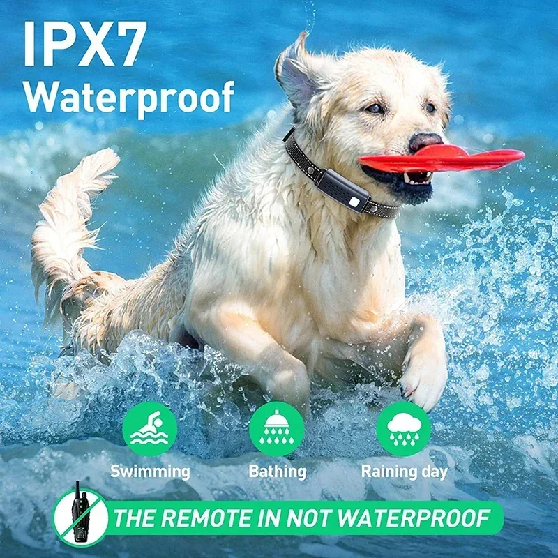Collar adiestramiento anti ladridos para perros con control remoto - imagen 4