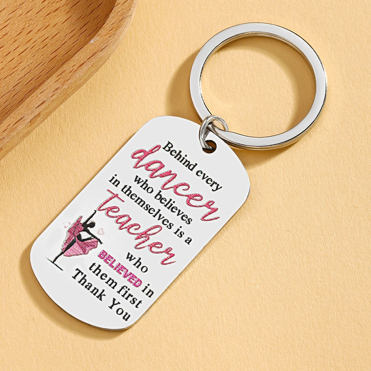 Regalos para profesores de baile Llavero único para profesores Regalos para mujeres Regalos de agradecimiento para profesores de baile para mujeres Regalos de Navidad - imagen 2