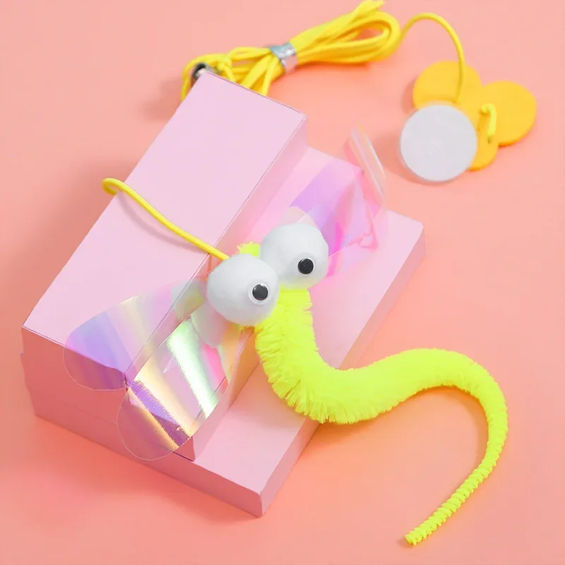 Juguetes interactivos ajustables para mascotas, cuerda resistente a las mordeduras, Columpio de puerta colgante, palo divertido para gatos, productos para mascotas, suministros para gatitos - imagen 3