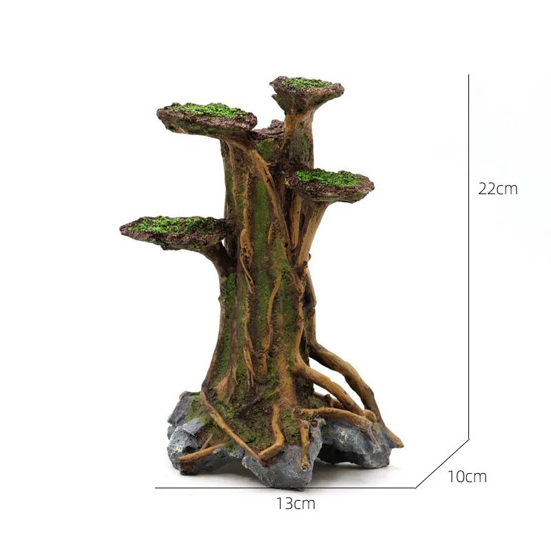 Raíz de madera flotante artificial brasileña realista para acuarios - imagen 5