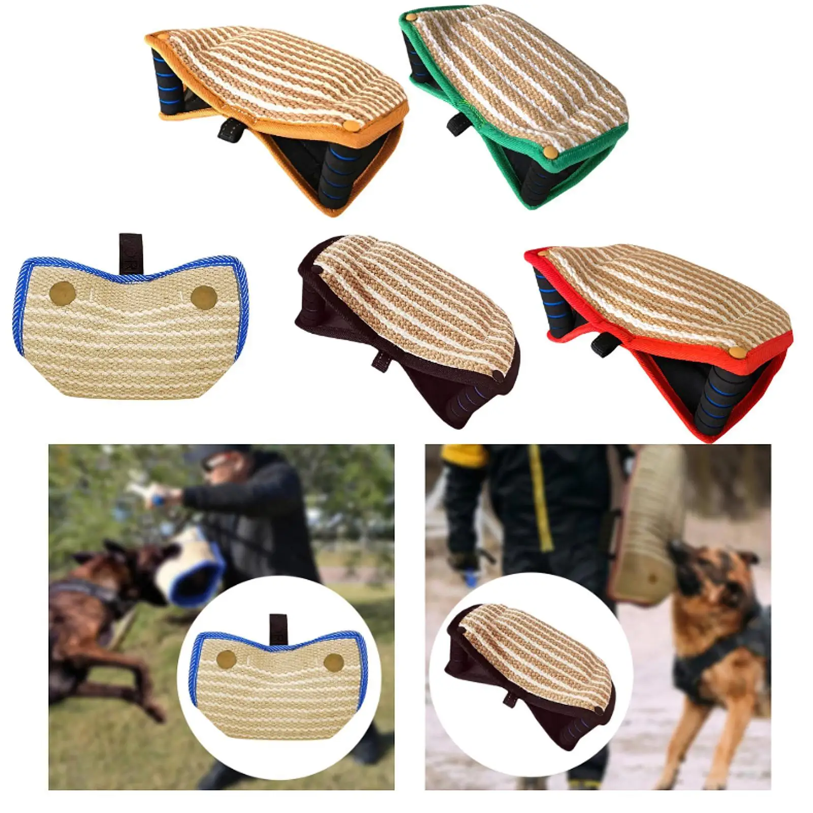 Dog Bite Pillow Dog Training Biting Sleeves Sturdy Pet Supplies Practical Portable Tug of Dogs Toy Bite Resistant for Puppy