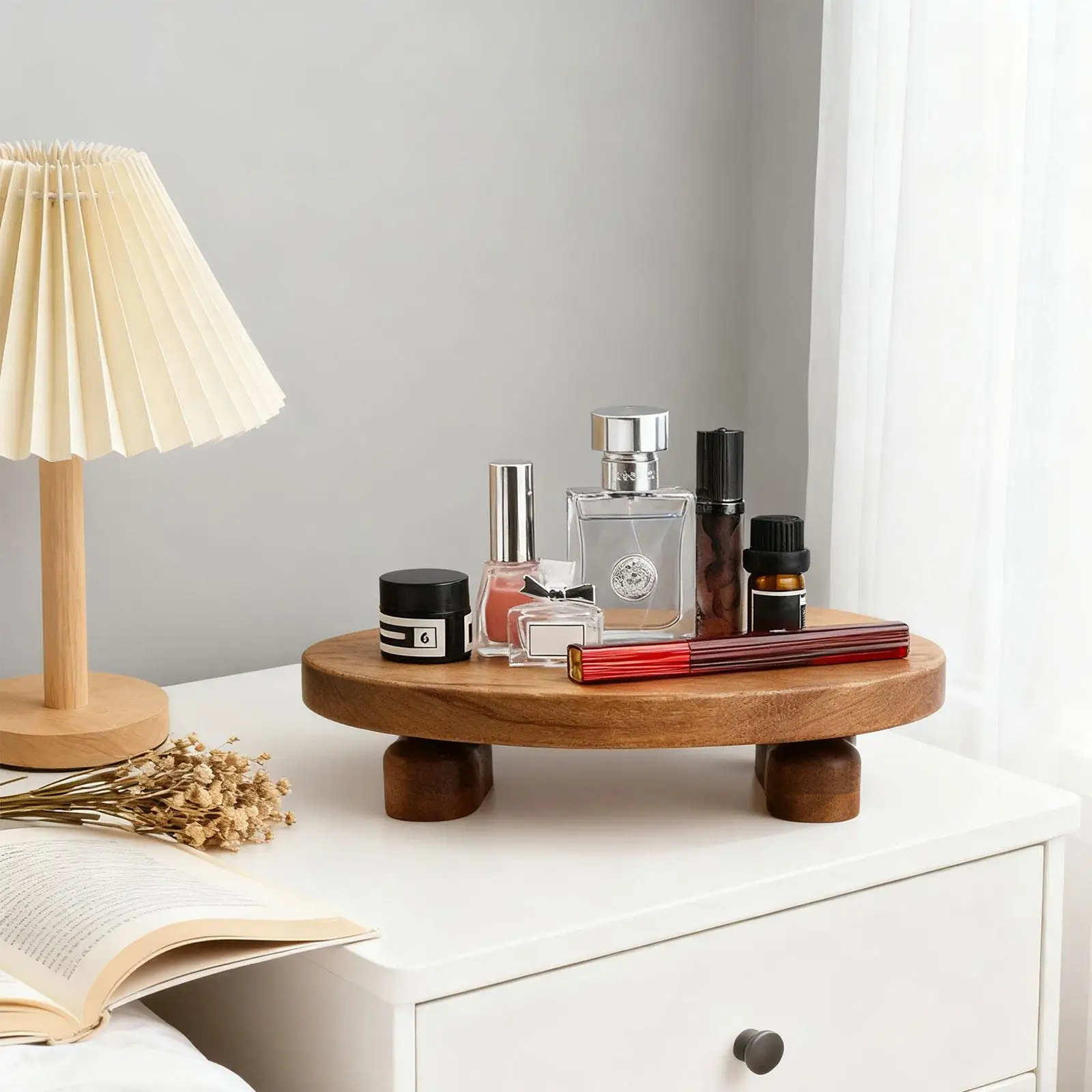 Soporte de madera para plantas, estante creativo para plantas, soporte para maceta, estante para macetas para oficina, planta en maceta, esquina exterior - imagen 2