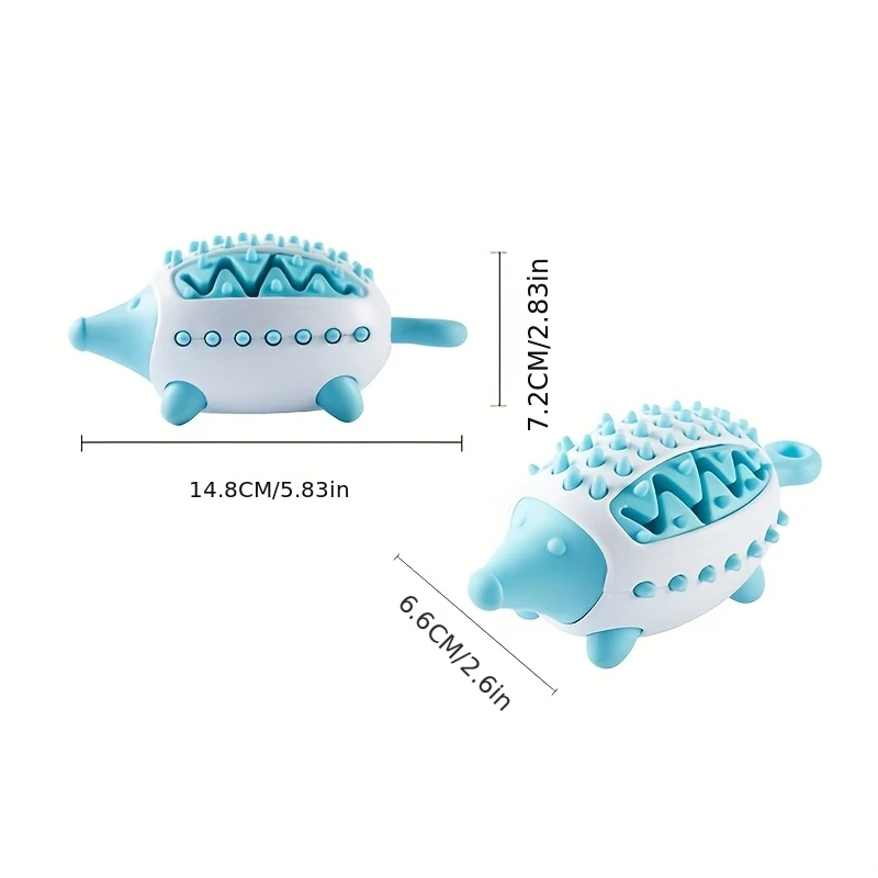 Juguetes interactivos de comida con fugas para perros, juguete de limpieza de dientes de perro resistente a mordeduras, juguete alimentador lento para mascotas, accesorios para perros y gatos - imagen 5