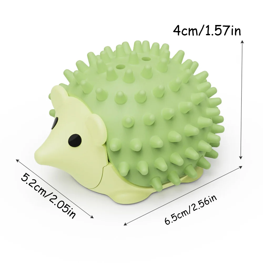 Juguete para rascar y picazón de erizo para gatos, juguete con bola de hierba gatera molar, juguete interactivo para gatos de juguete para aliviar el aburrimiento, - imagen 5