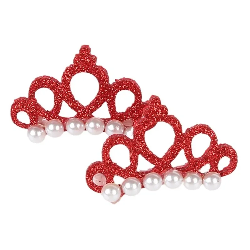 10 Uds. Pinzas para el pelo de mascotas para cachorros y gatos, bonitos lazos con forma de corona, decoración para mascotas, accesorios para perros, suministros de aseo para mascotas, horquillas para mascotas, nuevo - imagen 2