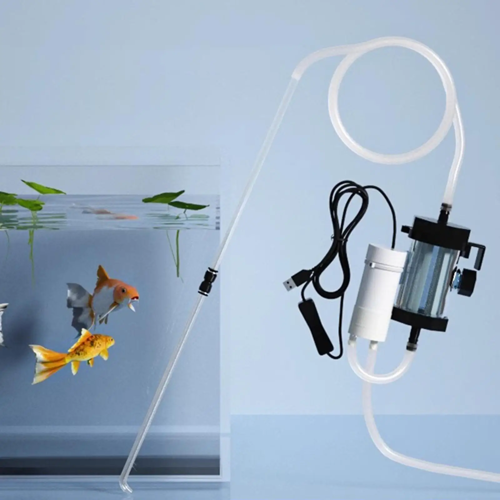 Aquarium Vacuum Cleaner Kit for Waste Removal Easy Water Changing Home Use Aquarium Vacuum Cleaner Kit for Waste Removal Easy Water Changing Home Use