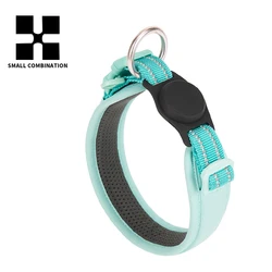 Collar ajustable reflectante para perro con soporte AirTag
